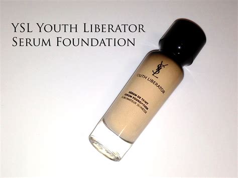 ysl youth liberator foundation review oily skin|youth liberator serum foundation.